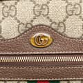 Pikkukuva 10 / 10: Pre-owned Gucci Large GG Supreme Ophidia Web Clutch Brown