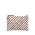 Miniatyrbilde 1 av 10: Pre-owned Givenchy Canvas Logo Clutch Brown