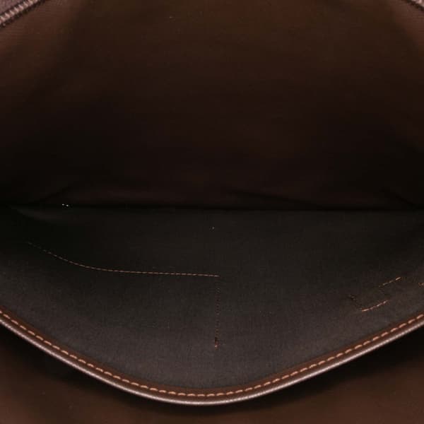 Pre-owned Burberry Vintage Check Nylon Clutch Brown