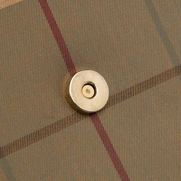 Pre-owned Burberry Vintage Check Nylon Clutch Brown