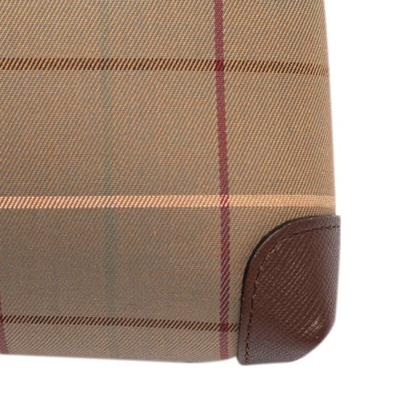 Pre-owned Burberry Vintage Check Canvas Clutch Brown