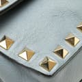 Miniatyrbilde 10 av 10: Pre-owned Valentino Nappa Rockstud Bangle Clutch Blue