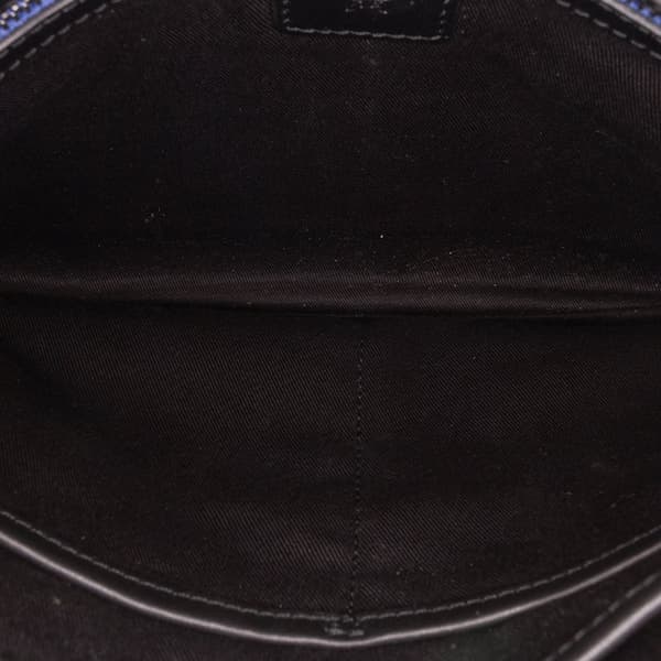 Pre-owned MCM Sambypen Haru Henry Kaiser Visetos Coated Canvas Clutch Black