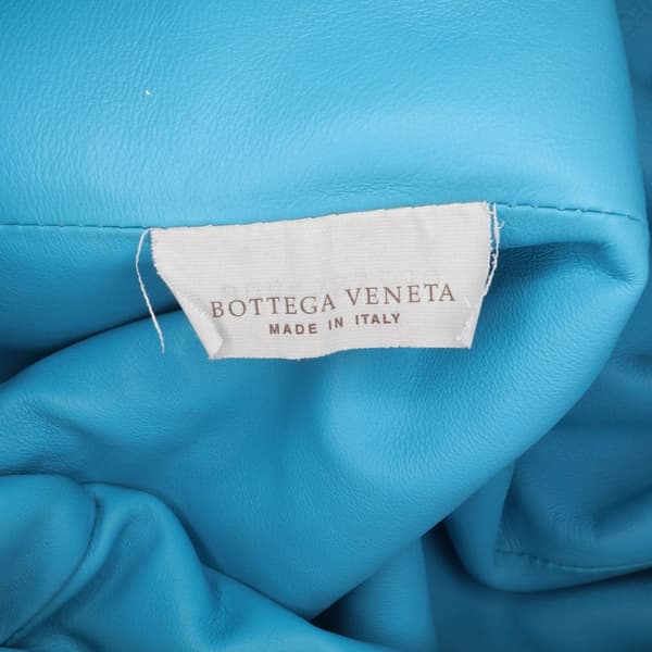 Pre-owned Bottega Veneta Lambskin The Pouch Blue