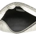 Miniatyrbillede 4 af 10: Pre-owned LOEWE Embossed Leather Anagram Repeat T Clutch White