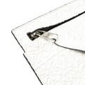 Miniatyrbillede 10 af 10: Pre-owned LOEWE Embossed Leather Anagram Repeat T Clutch White