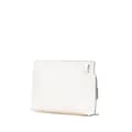 Miniatyrbillede 2 af 10: Pre-owned LOEWE Embossed Leather Anagram Repeat T Clutch White