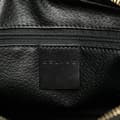 Miniatyrbild 5 av 10: Pre-owned Celine Macadam Coated Canvas Clutch Black