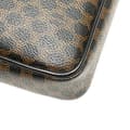 Miniatyrbild 8 av 10: Pre-owned Celine Macadam Coated Canvas Clutch Black