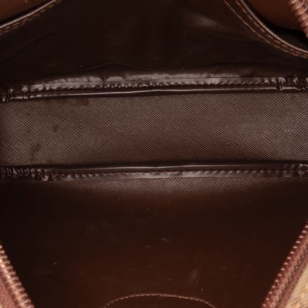 Pre-owned Burberry Vintage Check Canvas Clutch Brown