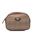 Miniatyrbild 1 av 8: Pre-owned Burberry Vintage Check Canvas Clutch Brown