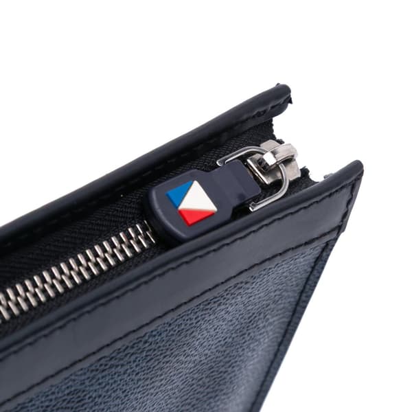 Pre-owned Louis Vuitton Damier Graphite Americas Cup Voyage Pouch MM Black