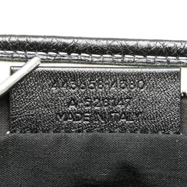 Pre-owned Balenciaga Lambskin Bazar Clutch Black