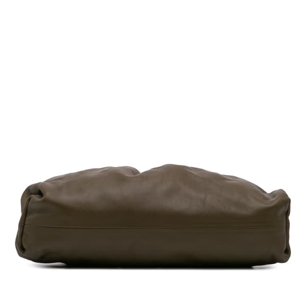 Pre-owned Bottega Veneta Lambskin The Pouch Brown
