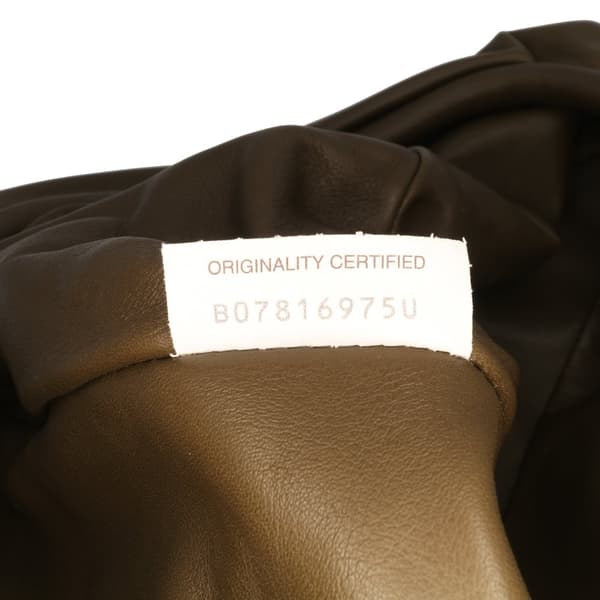 Pre-owned Bottega Veneta Lambskin The Pouch Brown