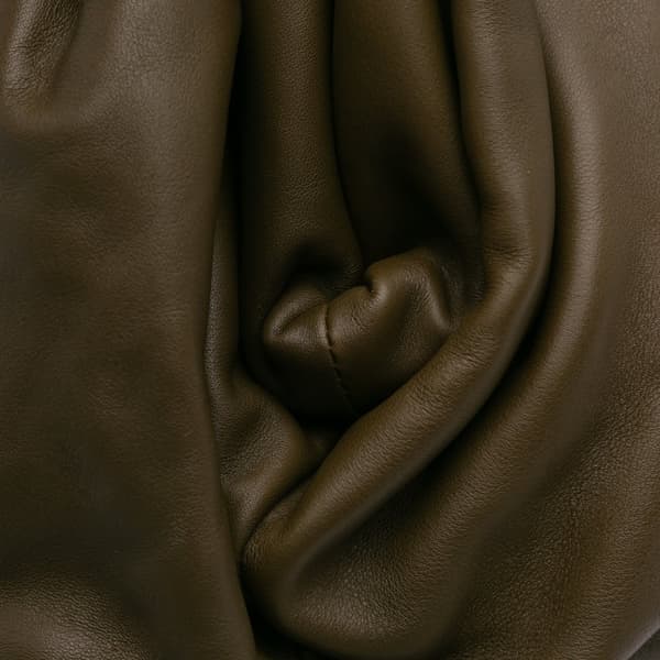 Pre-owned Bottega Veneta Lambskin The Pouch Brown