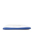 Miniatyrbild 3 av 10: Pre-owned Balenciaga M Canvas Navy Clip Clutch White