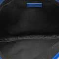 Miniatyrbild 4 av 10: Pre-owned Balenciaga M Canvas Navy Clip Clutch White