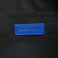 Miniatyrbild 5 av 10: Pre-owned Balenciaga M Canvas Navy Clip Clutch White