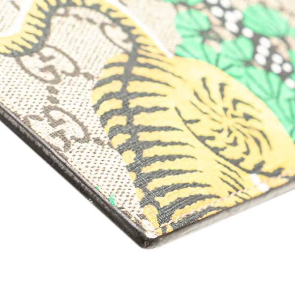 Pre-owned Gucci GG Supreme Bengal Clutch Brown