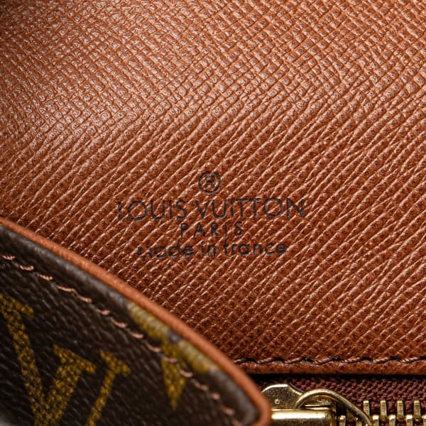 Pre-owned Louis Vuitton Monogram Pochette Dame GM Brown