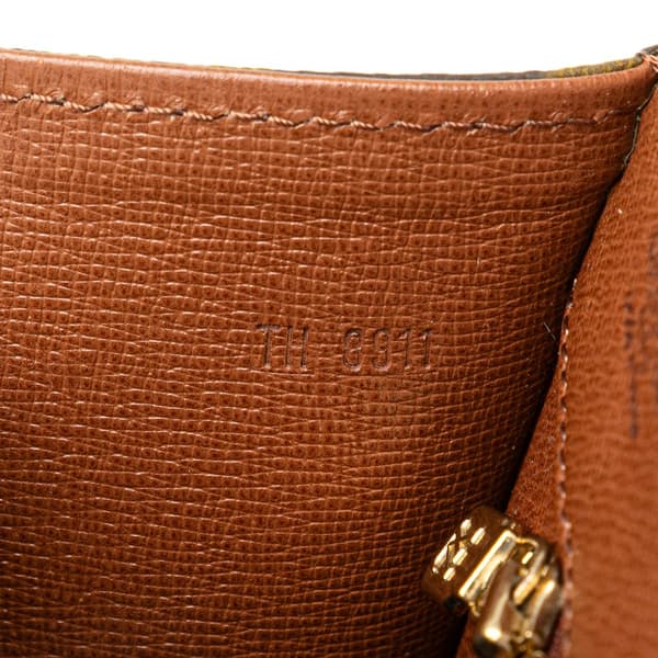 Pre-owned Louis Vuitton Monogram Pochette Dame GM Brown