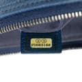 Miniatyrbild 6 av 10: Pre-owned Chanel Medium Aged Calfskin Gabrielle O Case Clutch Blue