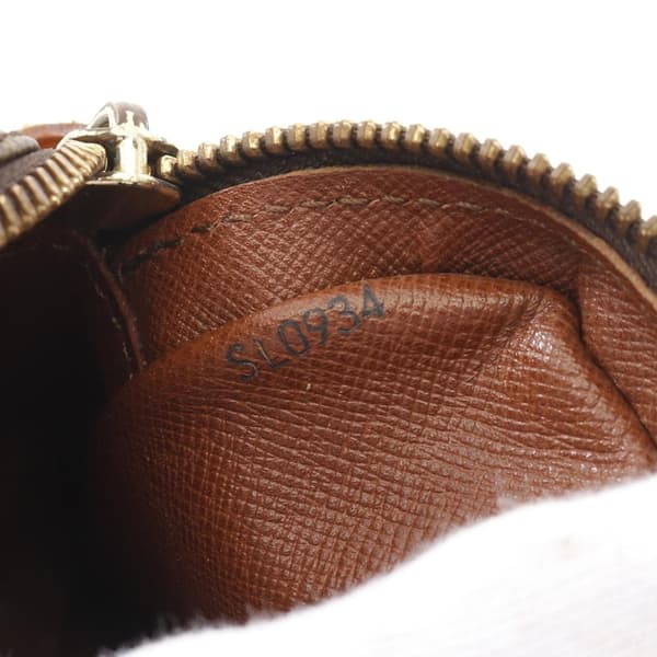Pre-owned Louis Vuitton Monogram Marly Dragonne PM Brown