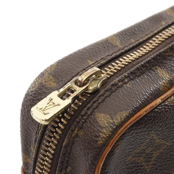 Pre-owned Louis Vuitton Monogram Marly Dragonne PM Brown
