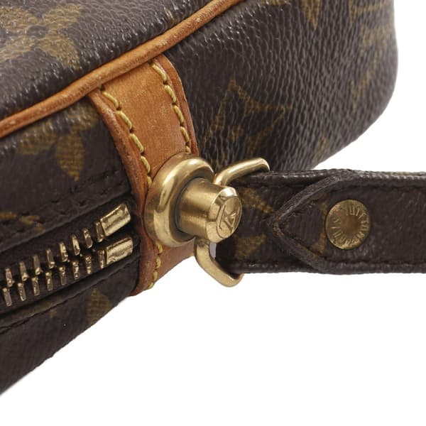 Pre-owned Louis Vuitton Monogram Marly Dragonne PM Brown