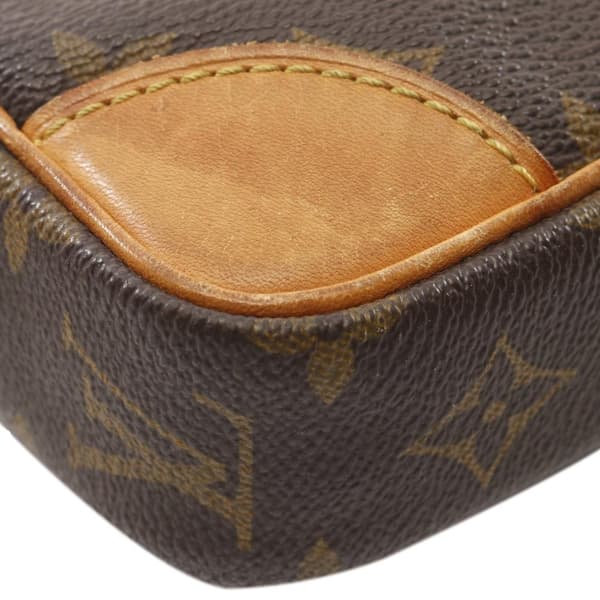 Pre-owned Louis Vuitton Monogram Marly Dragonne PM Brown