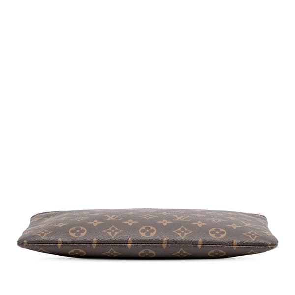 Pre-owned Louis Vuitton Monogram Daily Pouch Brown