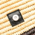 Miniatyrbilde 7 av 10: Pre-owned Balenciaga Motocross Classic Envelope Giant 12 Raffia Clutch Brown