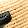 Miniatyrbilde 8 av 10: Pre-owned Balenciaga Motocross Classic Envelope Giant 12 Raffia Clutch Brown