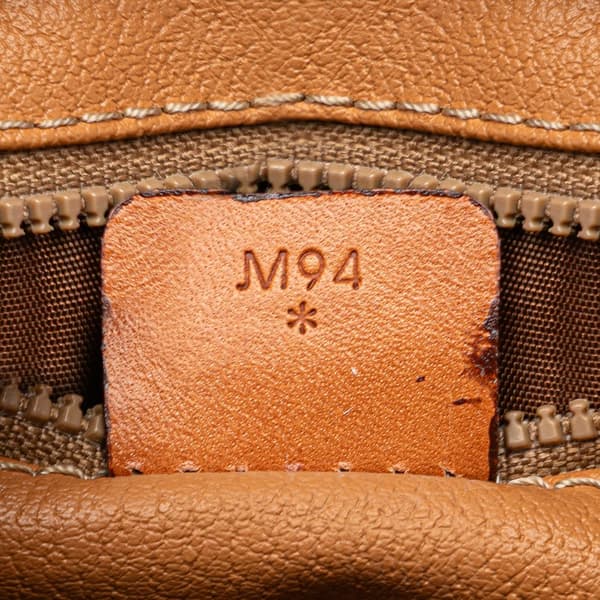 Pre-owned Celine Macadam Coated Canvas Clutch Brown