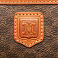 Miniatyrbillede 7 af 10: Pre-owned Celine Macadam Coated Canvas Clutch Brown