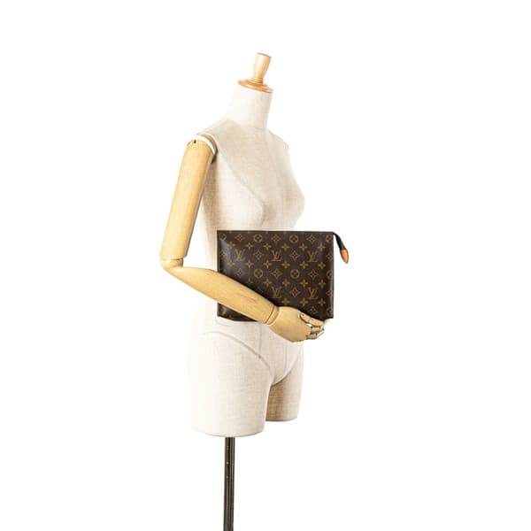 Pre-owned Louis Vuitton Monogram Toiletry Pouch 26 Brown