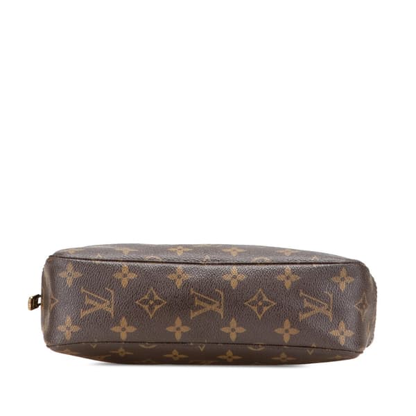 Pre-owned Louis Vuitton Monogram Trousse Toilette 23 Brown