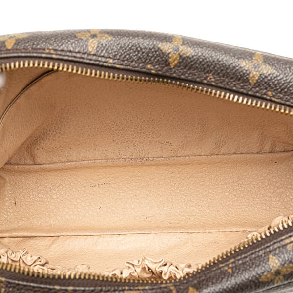 Pre-owned Louis Vuitton Monogram Trousse Toilette 23 Brown