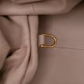 Miniatyrbild 7 av 10: Pre-owned Bottega Veneta Lambskin The Pouch Brown