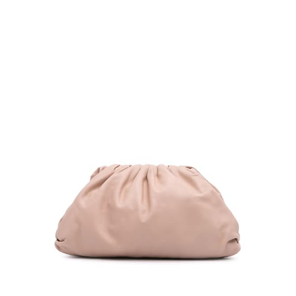 Pre-owned Bottega Veneta Lambskin The Pouch Brown