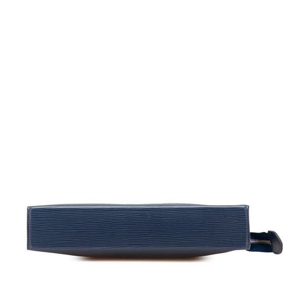 Pre-owned Louis Vuitton Epi Toiletry Pouch 26 Blue