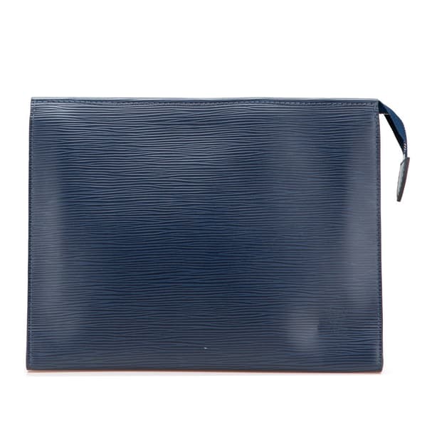 Pre-owned Louis Vuitton Epi Toiletry Pouch 26 Blue