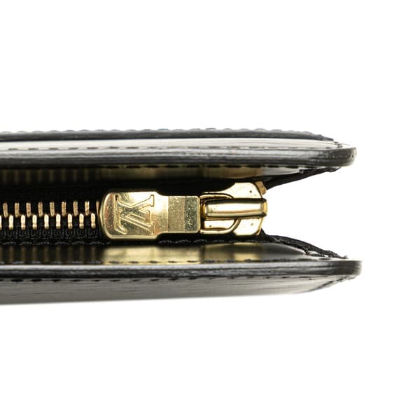 Pre-owned Louis Vuitton Epi Pochette Homme Black
