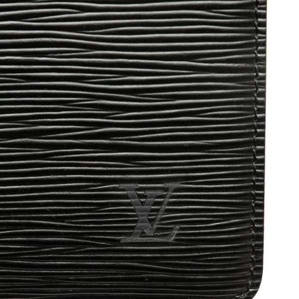 Pre-owned Louis Vuitton Epi Pochette Homme Black