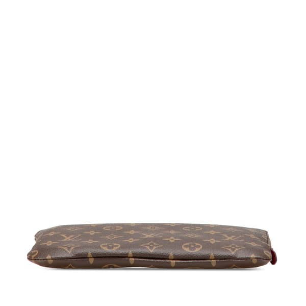Pre-owned Louis Vuitton Monogram Etui Voyageur PM Brown