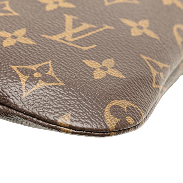 Pre-owned Louis Vuitton Monogram Etui Voyageur PM Brown