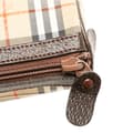 Miniatyrbilde 7 av 10: Pre-owned Burberry Haymarket Check Canvas Clutch Brown