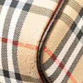 Miniatyrbilde 9 av 10: Pre-owned Burberry Haymarket Check Canvas Clutch Brown