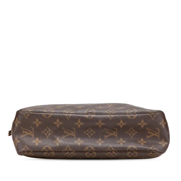 Pre-owned Louis Vuitton Monogram Trousse Toilette 28 Brown